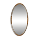 Large French Art Deco gilded and silvered Oval Mirror, ca. 1910