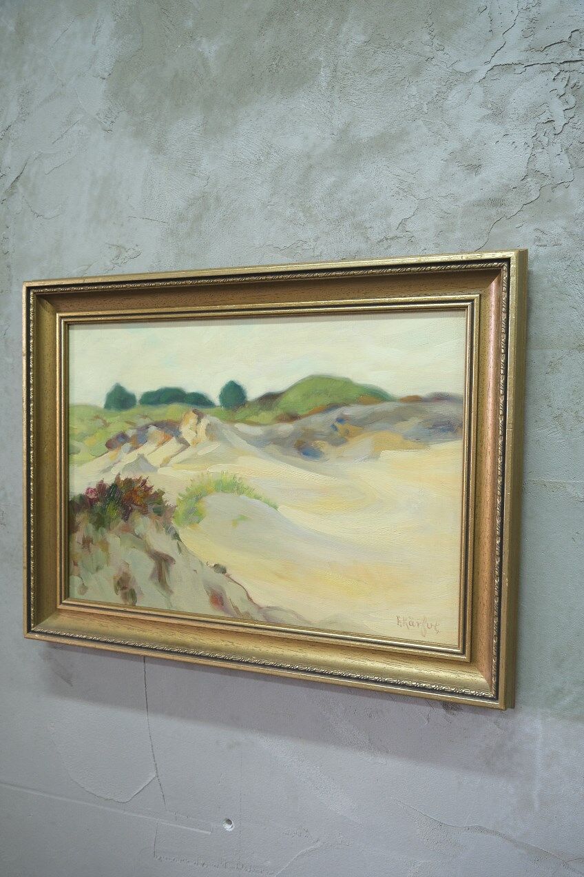 Fritz Kärfve (1880-1967) swedish modern landscape, 1960s, oil on canvas, framed