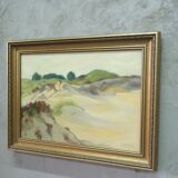 Fritz Kärfve (1880-1967) swedish modern landscape, 1960s, oil on canvas, framed