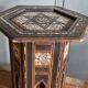 Antique octagonal table with mother-of-pearl inlays - Syria or Egypt