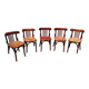 Series of five bistro chairs
