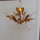 Lustre métal doré