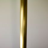 Floor lamp Gianfranco Frattini, metal gold and alabaster, Relco Milano