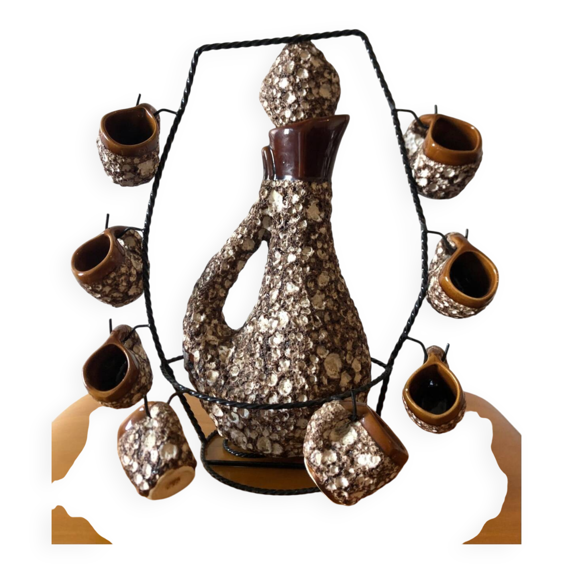 Vallauris fatlava liqueur set