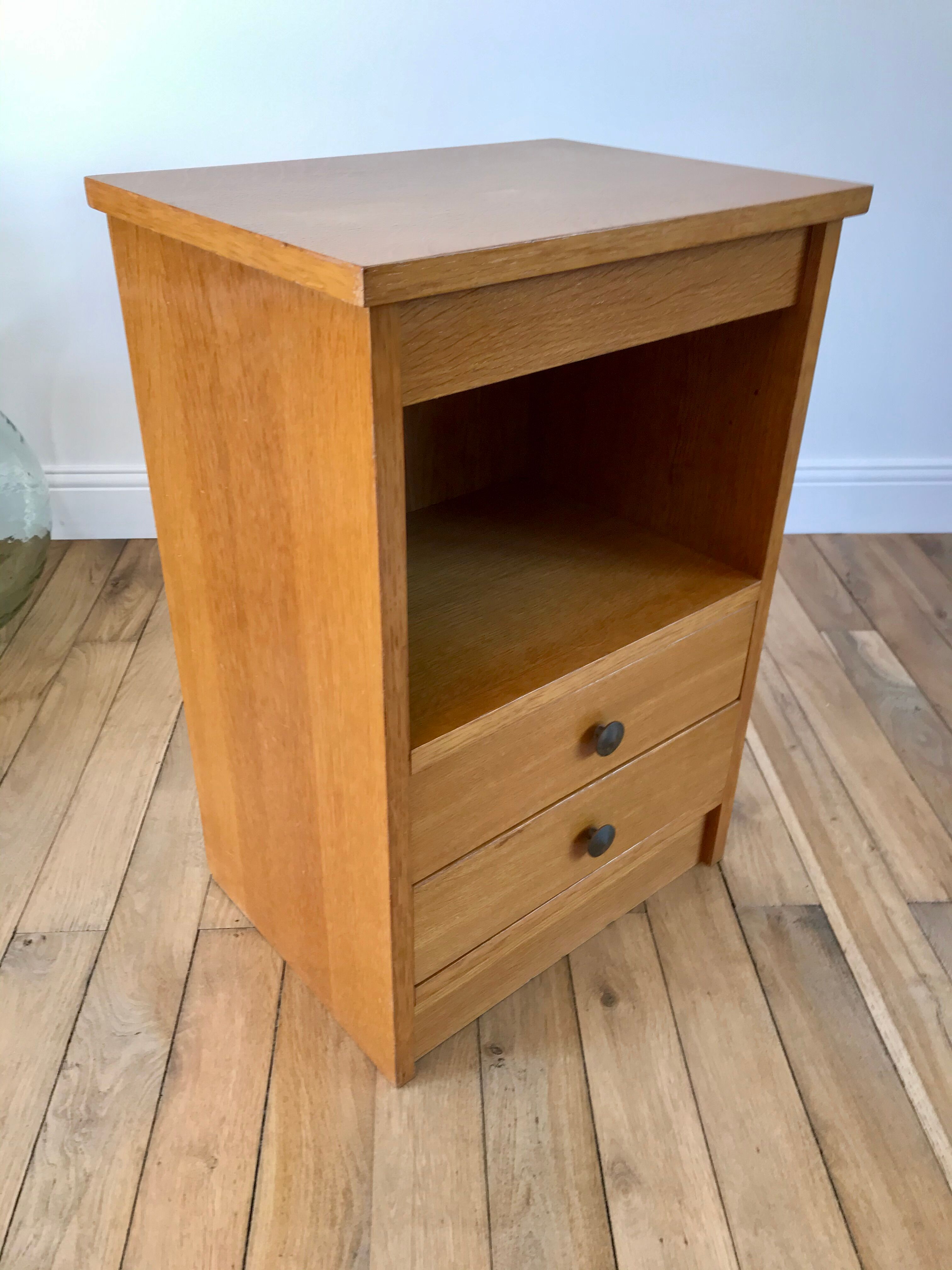 Storage in oak veneer 50s