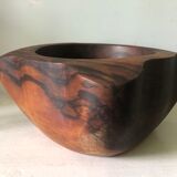 Large mortar in olive wood
