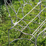 Old wrought iron bench