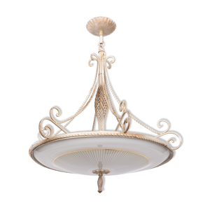 Lustre en verre forgé
