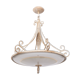 Lustre en verre forgé france années 1950