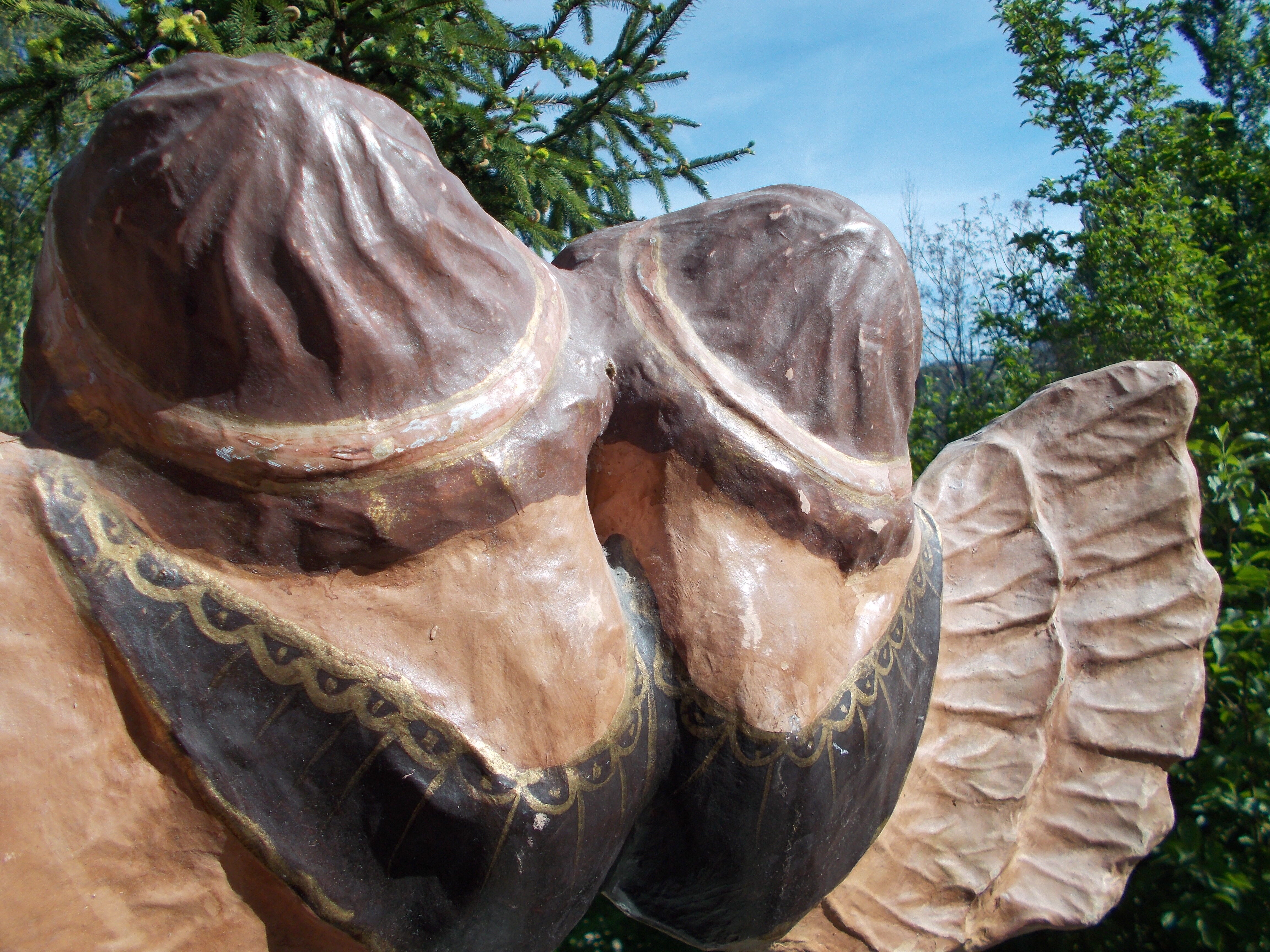 Angels in boiled cardboard