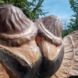 Angels in boiled cardboard