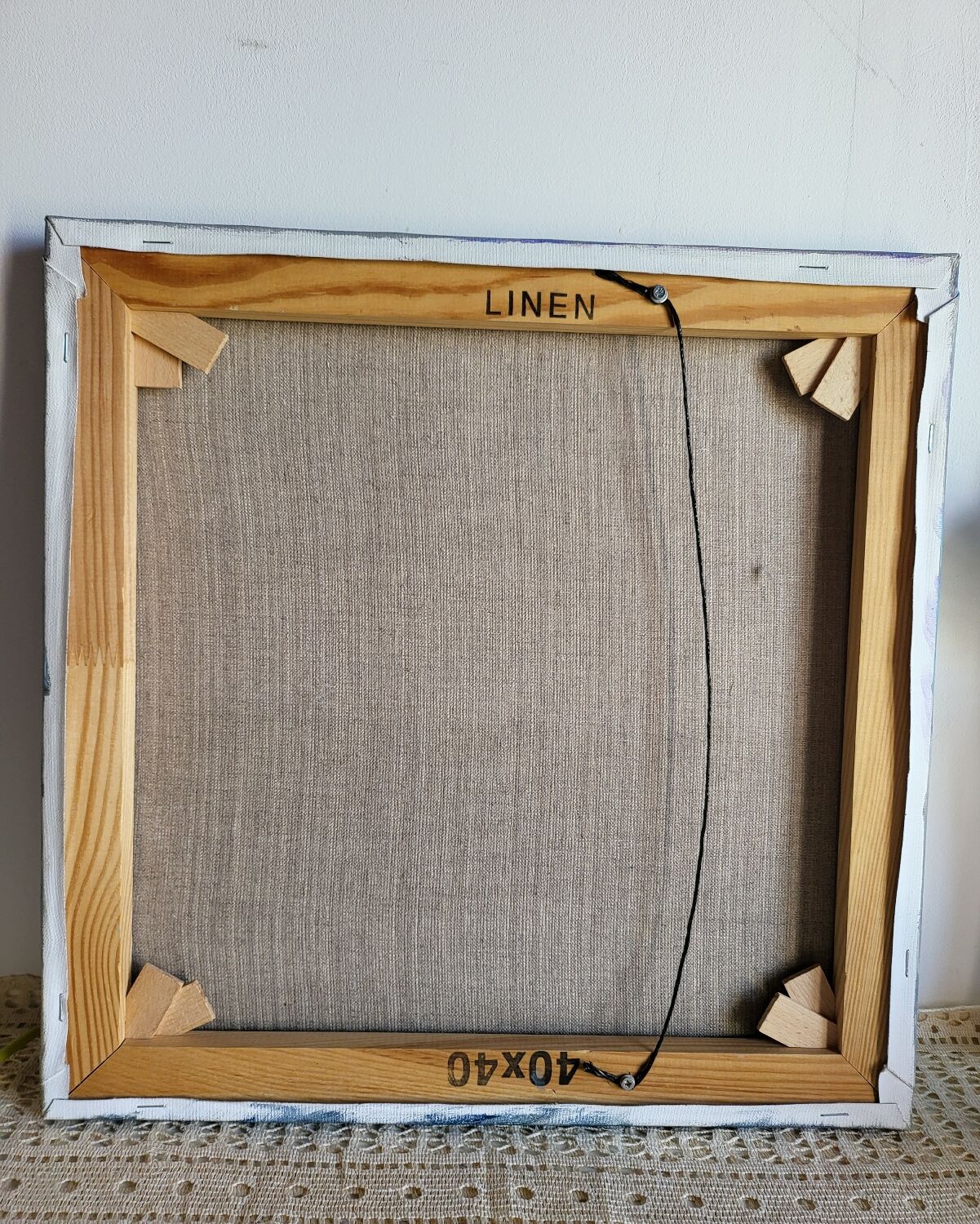 Oil on canvas painting of a bouquet of roses signed Paumier.