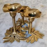 Brass candleholder