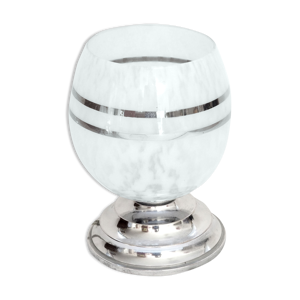 Lampe art déco verrerie - filets