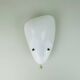 1950s SCONCE tele ambiance metal mesh with white acrylic shade