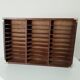 Vintage wall shelf cassette holder 70s/80s