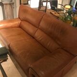 Roche & Bobois leather lounge set