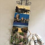 Postcard display, ephemeral decoration