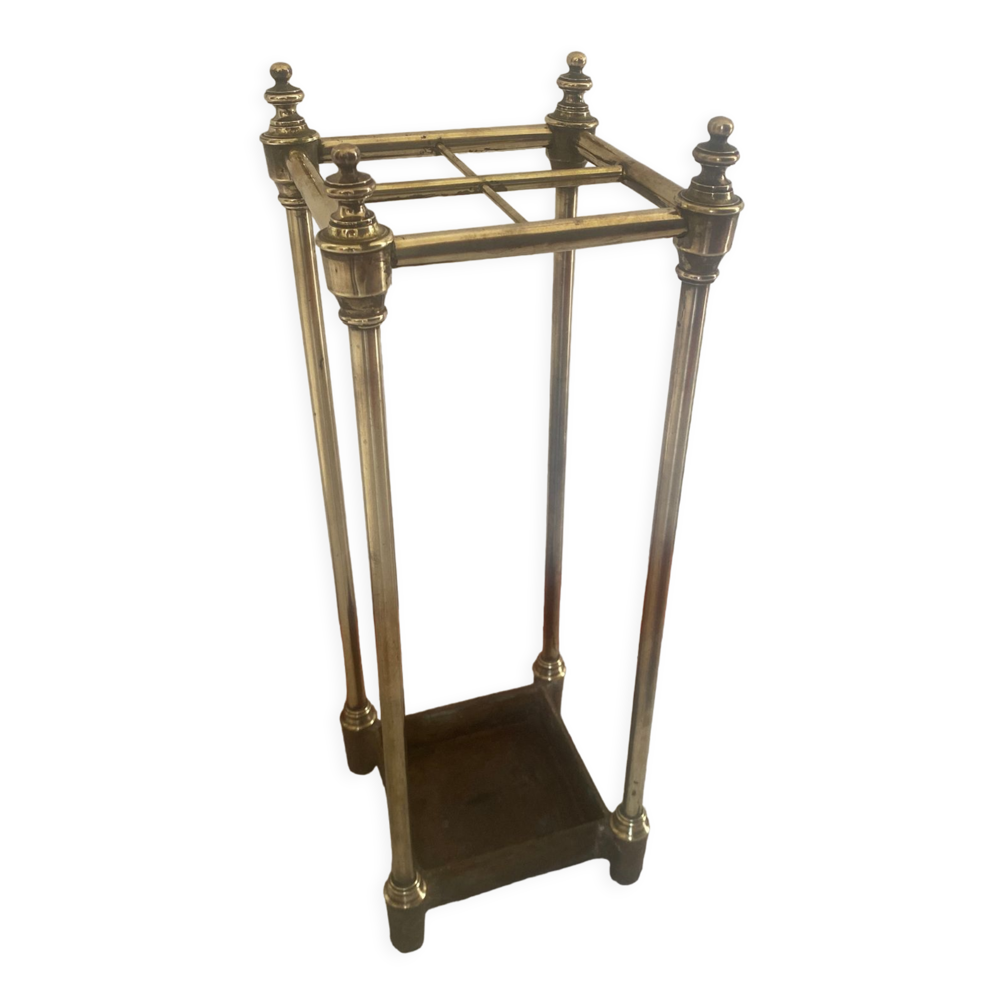 Brass and cast iron umbrella door