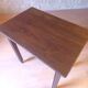 Table bureau ou table d’appoint art déco années 1930 vintage bois massif