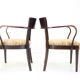 Lot de 4 chaises H-224 par Jindřich Halabala, Tchécoslovaquie 1930