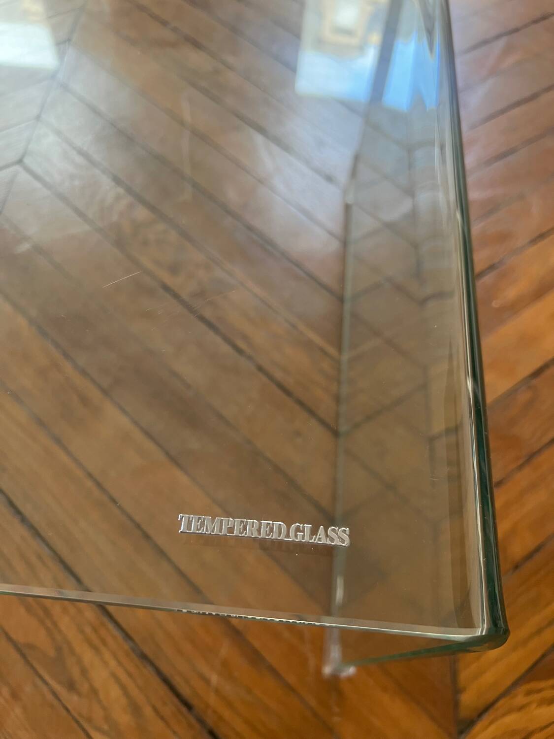 Table basse en verre trempé – Habitat – Modèle Gala