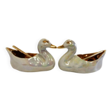 Salt pots in Limoges Porcelain R. Montigny