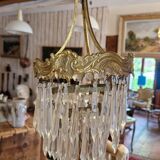 Ceiling chandelier with tassels