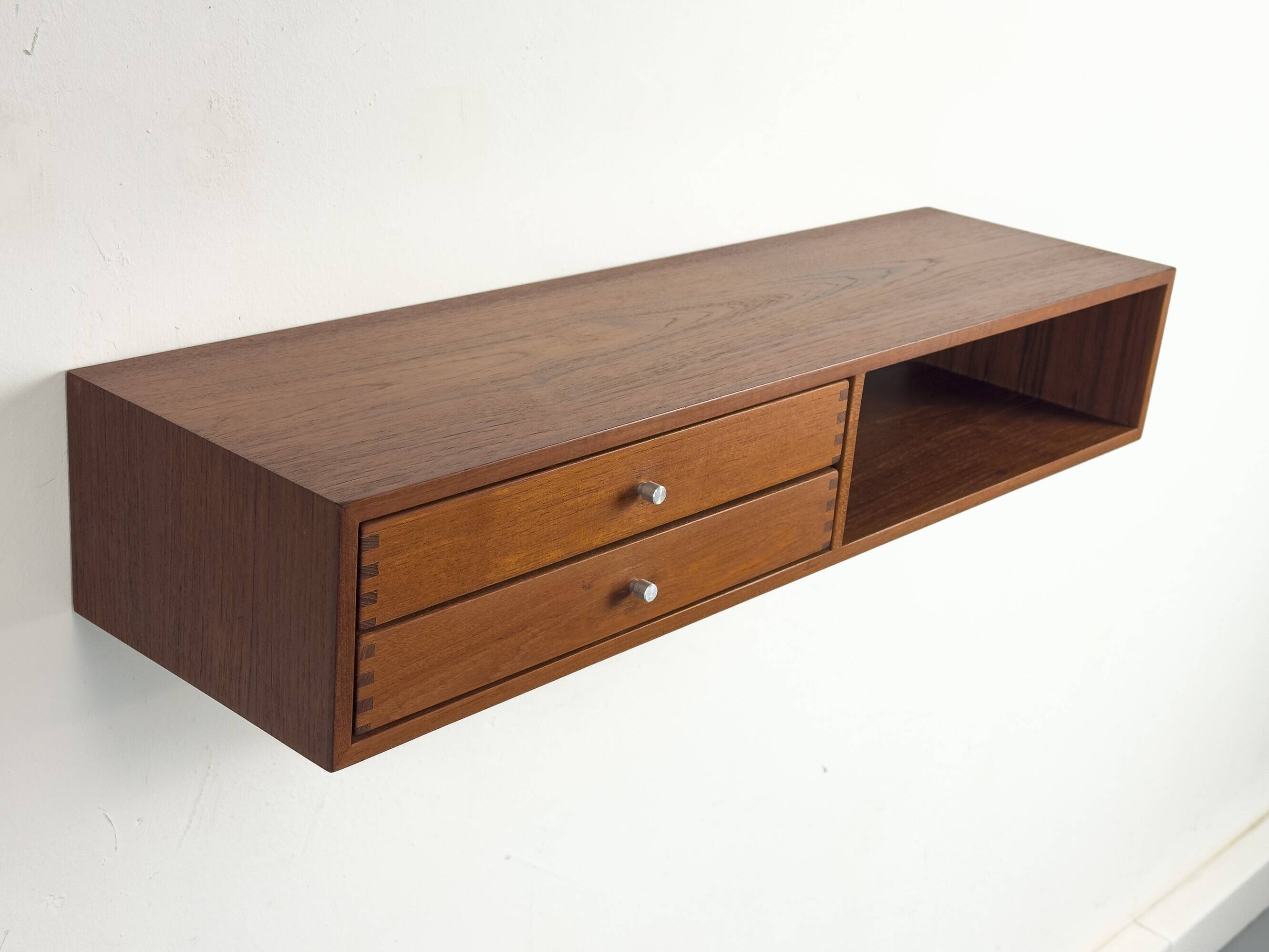 Teak Wall Console No. 132 by Kai Kristiansen for Aksel Kjersgaard, 1960s