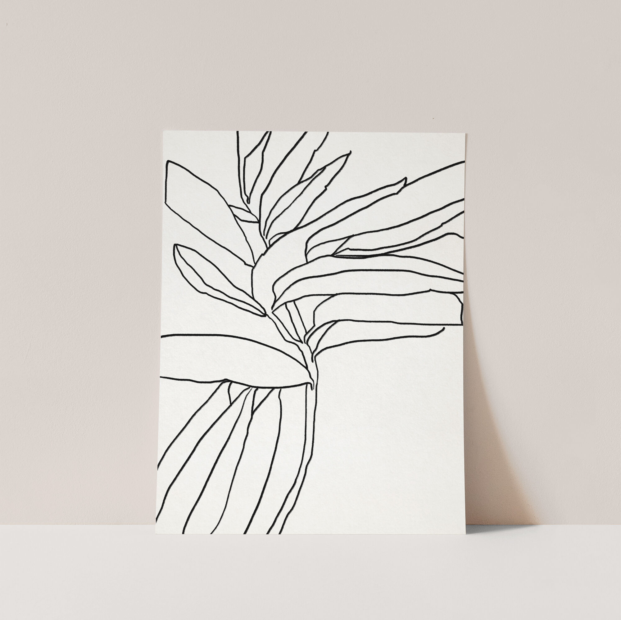 Illustration abstraite, 50x70cm