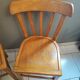Vintage four-quarter bistro chairs