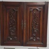 Porte d'un ancien  buffet de style Louis XIII