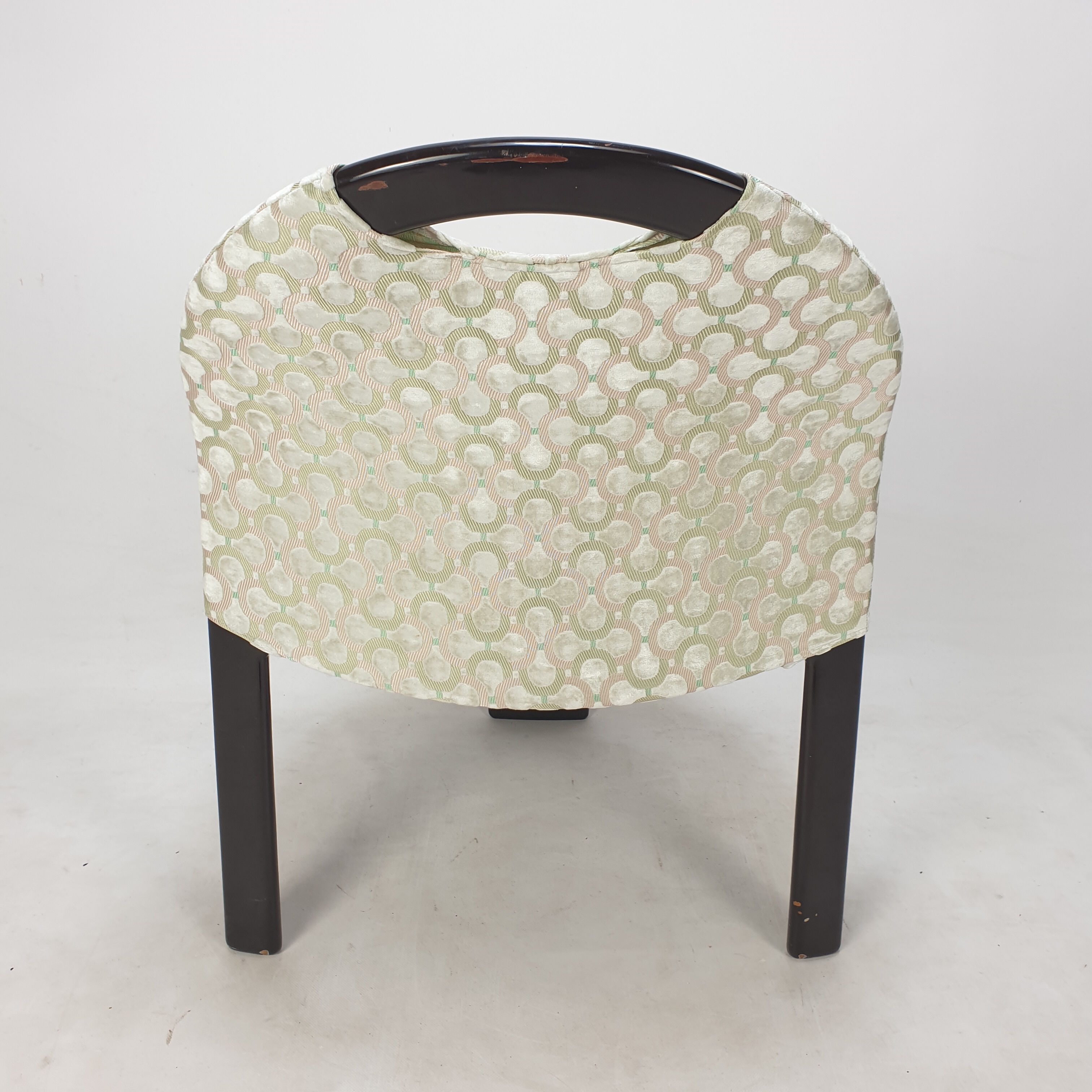 Set of 4 Giovanni Offredi Sail chairs by Saporiti Italy 1973