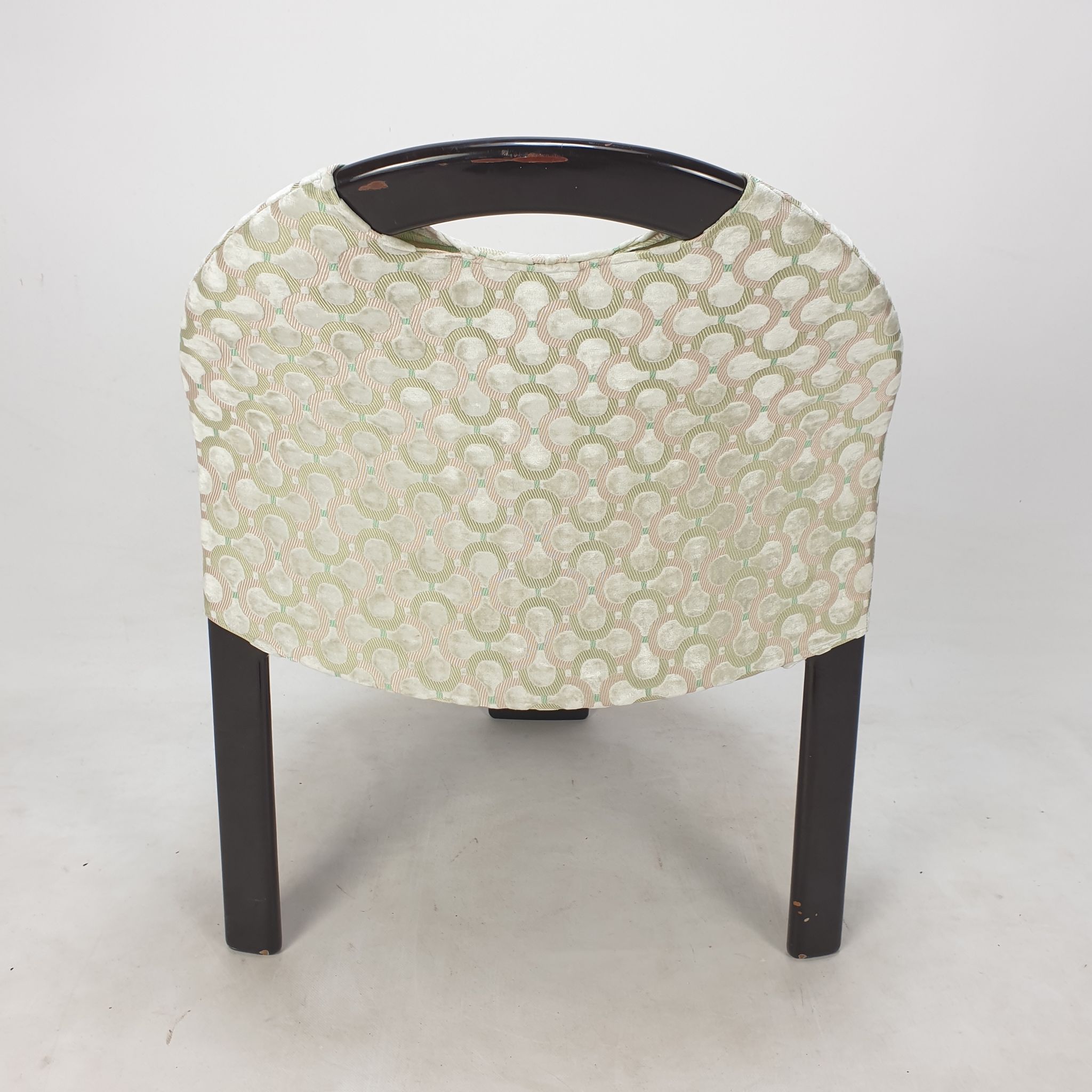 Ensemble de 4 chaises Giovanni Offredi Sail par Saporiti Italie 1973