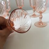 6 verres à liqueur Rosaline