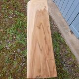 Small bench in raw solid wood