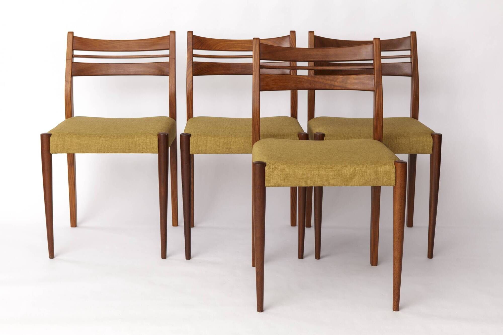 Set of 4 Vintage Teak Dining Chairs by Habeo, Germany – 1960s Mid-Century