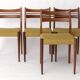 Set of 4 Vintage Teak Dining Chairs by Habeo, Germany – 1960s Mid-Century