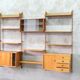 Mid-Century Modular Teak Wall Unit by John Texmon for Blindheim Mobelfabrik, Norway,  1960s
