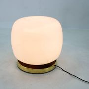 Huge Blown Glass Floor Lamp, Czechoslovakia, 1950s