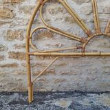 Bamboo and rattan headboard