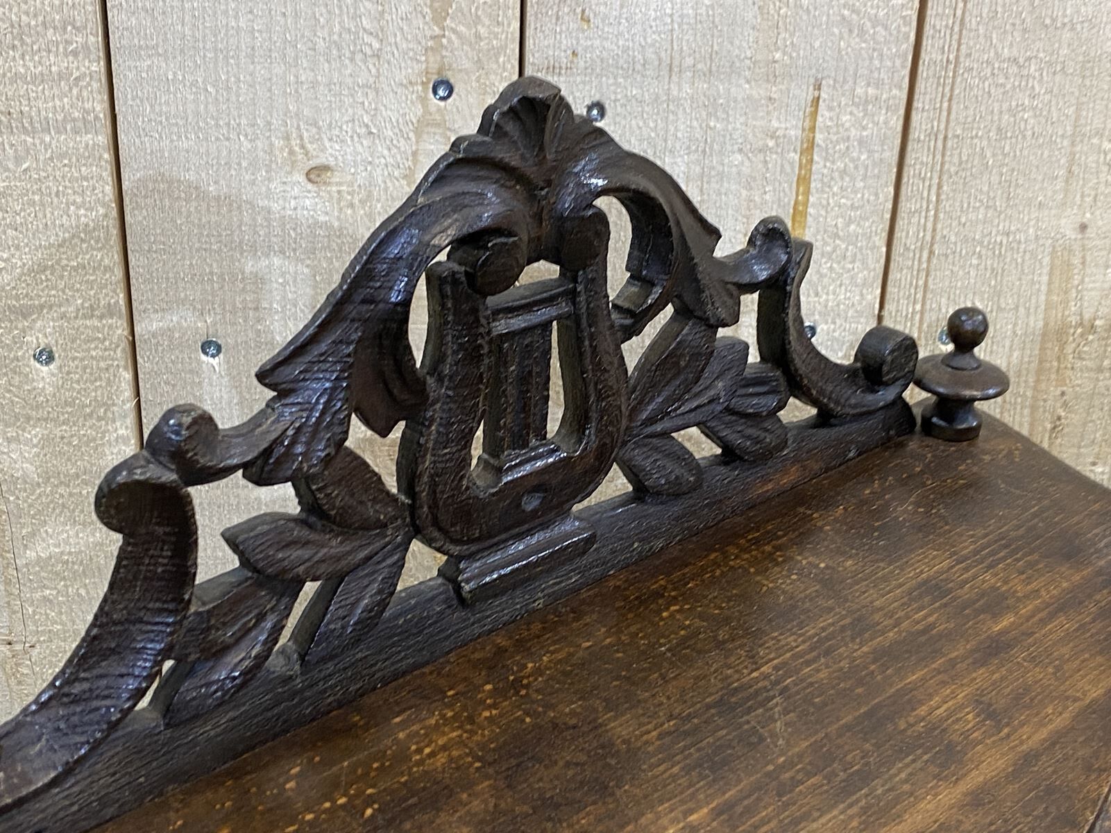 Napoleon III beech music furniture - late 19th century