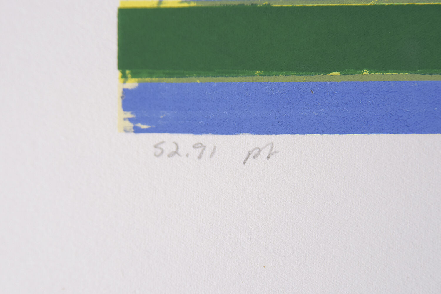 Color Lithography on Fabriano Paper by Hardy Strid, 1950s