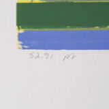 Color Lithography on Fabriano Paper by Hardy Strid, 1950s