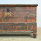 Folk art wedding chest, anno 1852