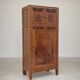 Antique wooden gramophone sideboard Art Deco France 1950