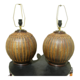 Paire de lampes vintage