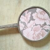 Old hand mirror beveled glass