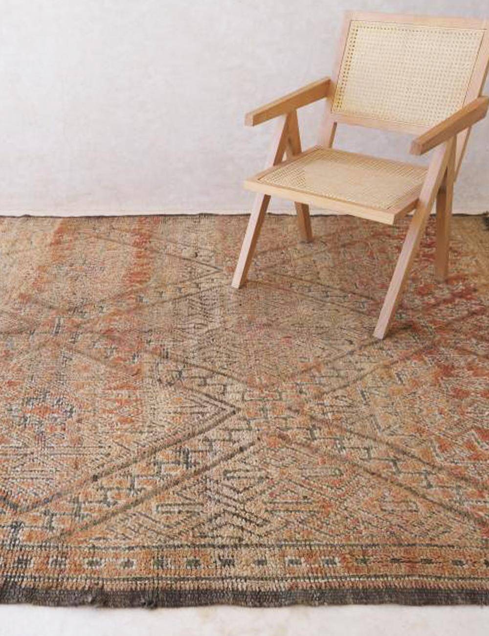 Terracotta Berber rug - 233 x 205 cm