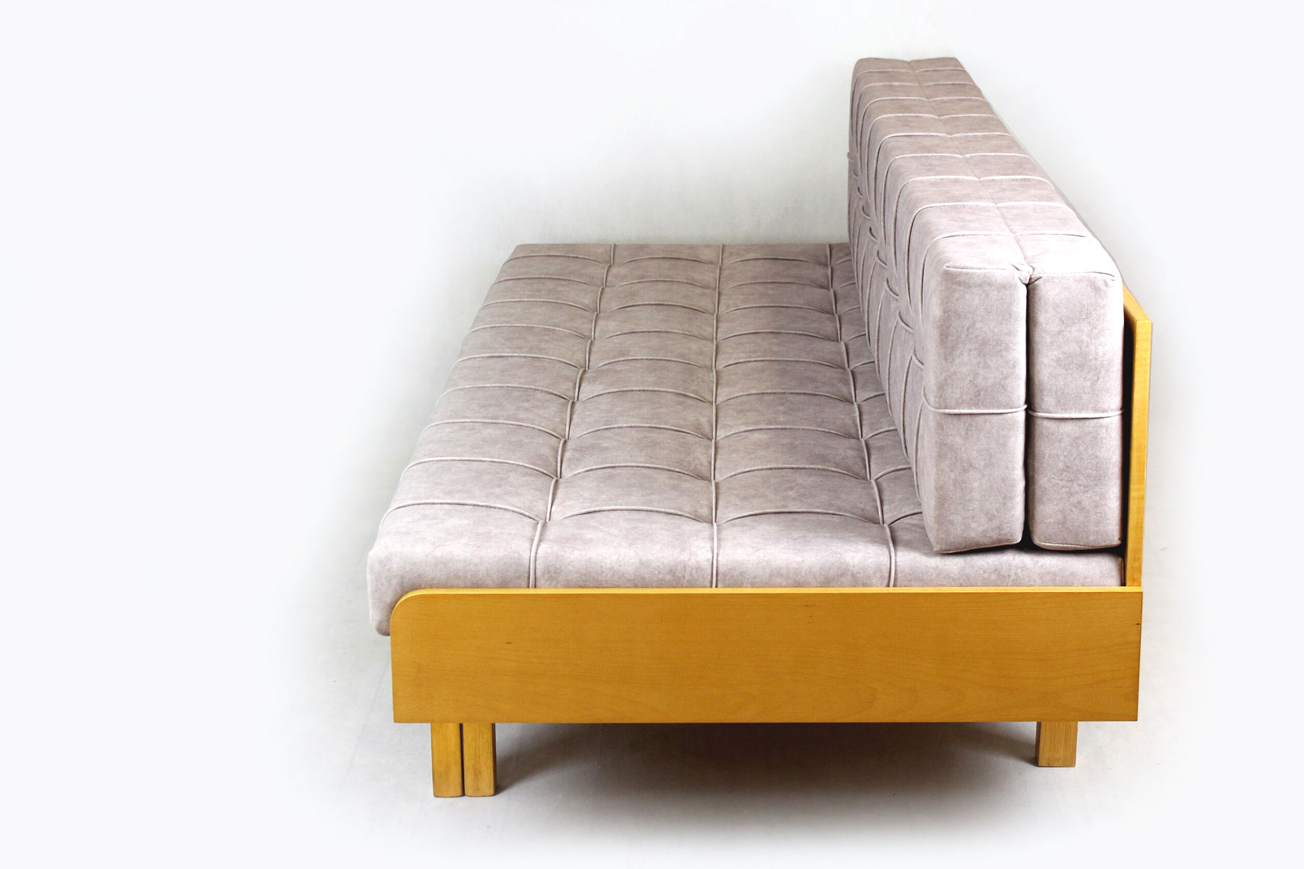 Mid-Century Convertible Sofa by Ludvik Volak for Holesov, 1960s